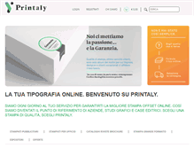 Tablet Screenshot of printaly.com